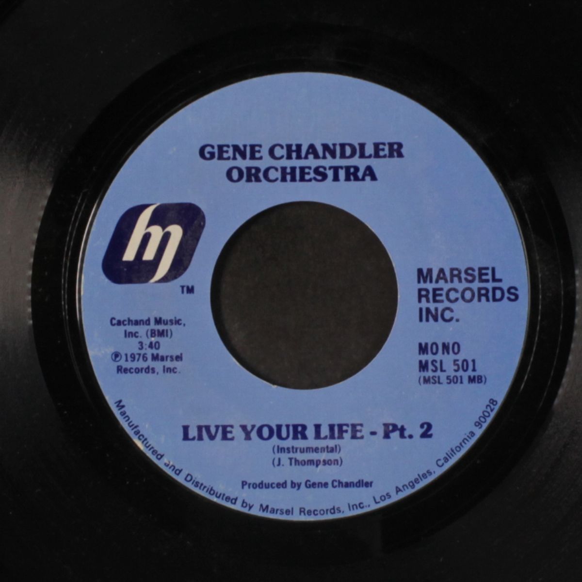 tell it like it is / live your life part 2 by GENE CHANDLER