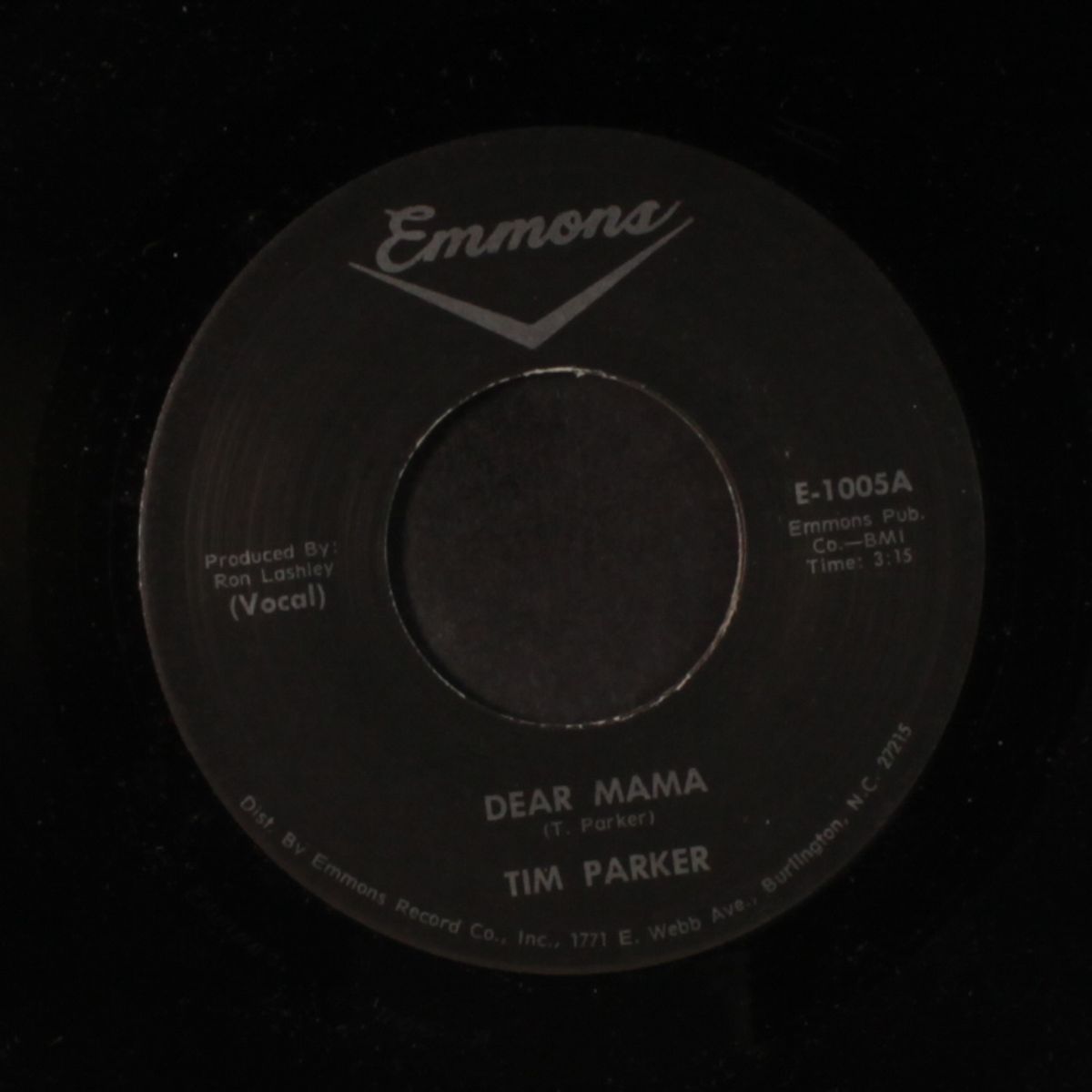 that's alright mama / dear mama by TIM PARKER