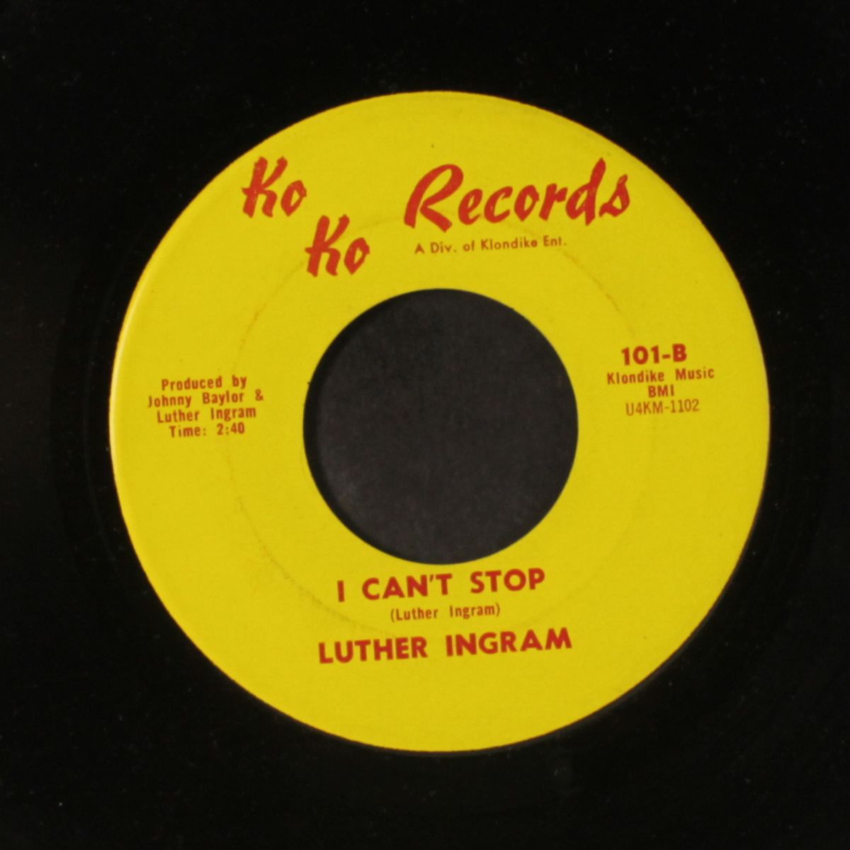 you got to give love to get love / i can't stop by LUTHER INGRAM
