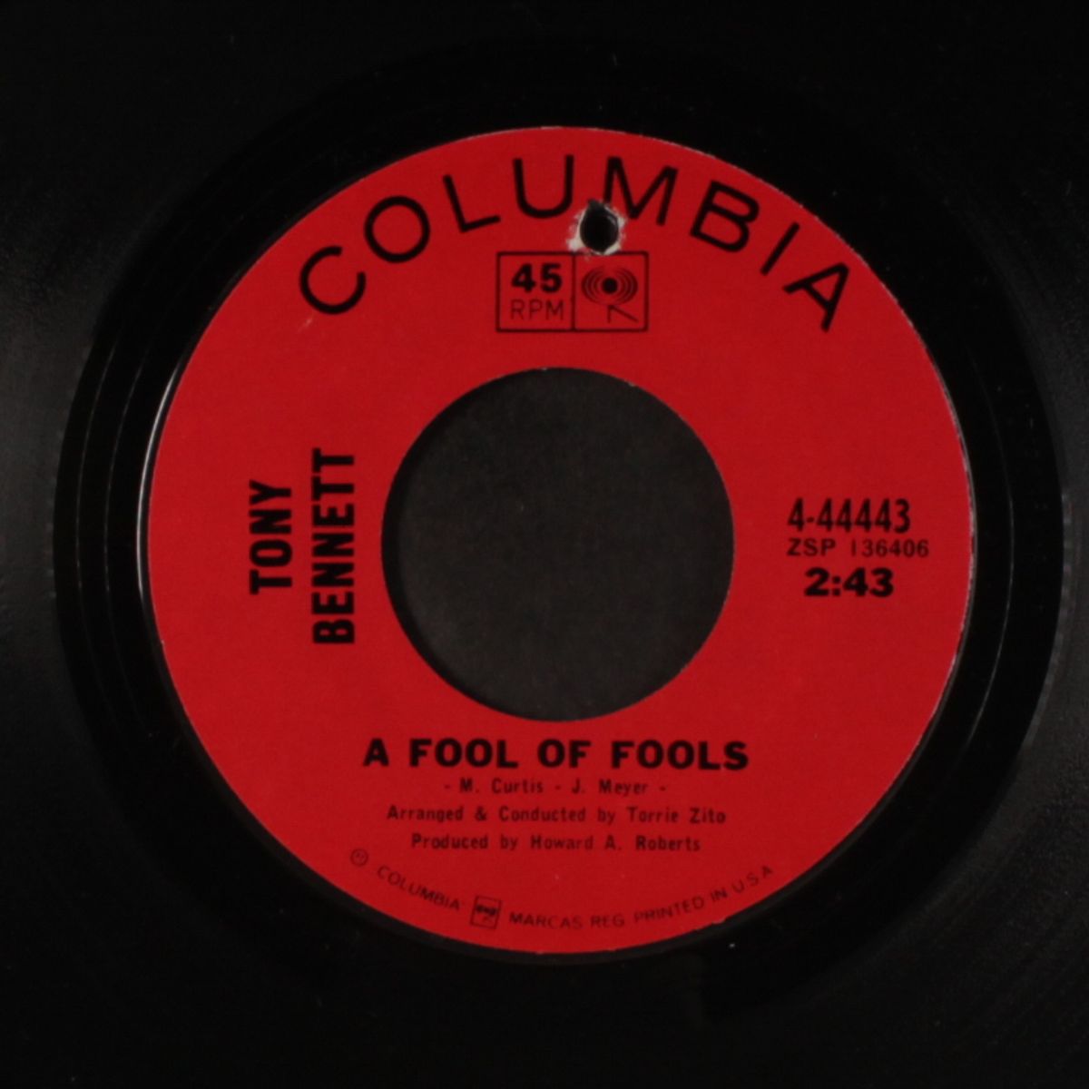 the glory of love / a fool of fools by TONY BENNETT