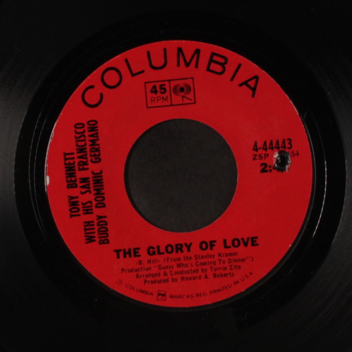 the glory of love / a fool of fools by TONY BENNETT