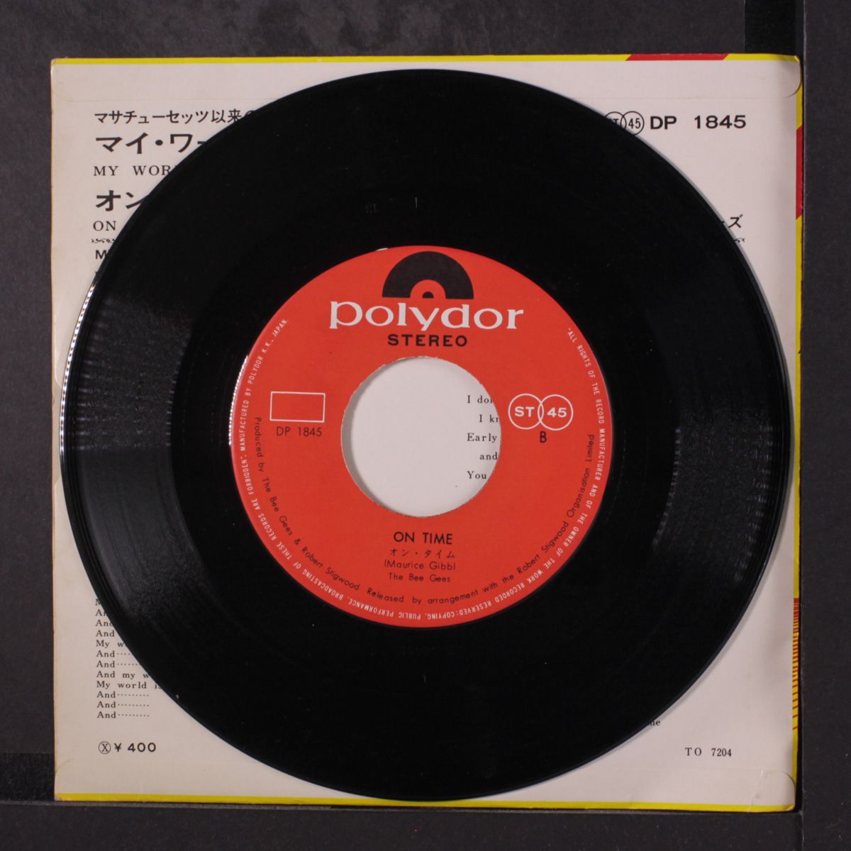 my world / on time by BEE GEES