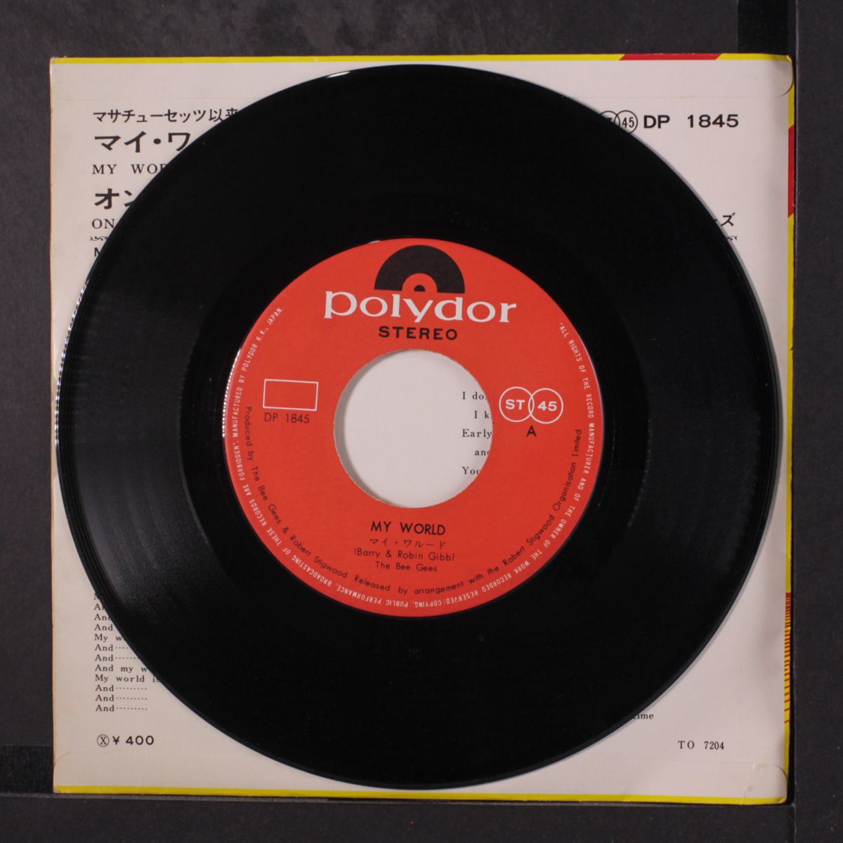 my world / on time by BEE GEES