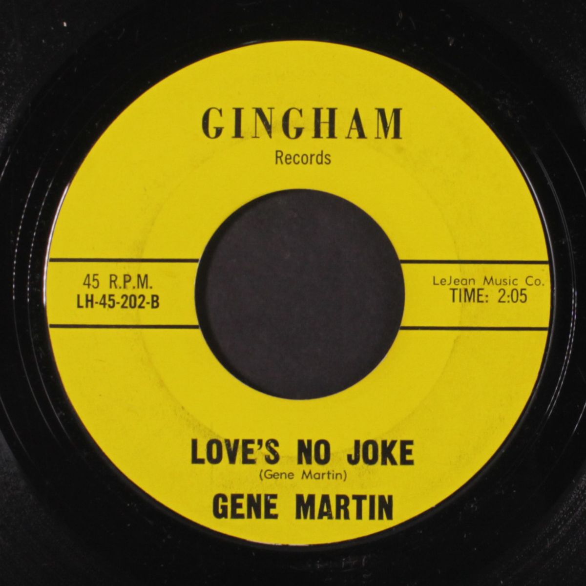 my hearts in solitary / love's no joke by GENE MARTIN