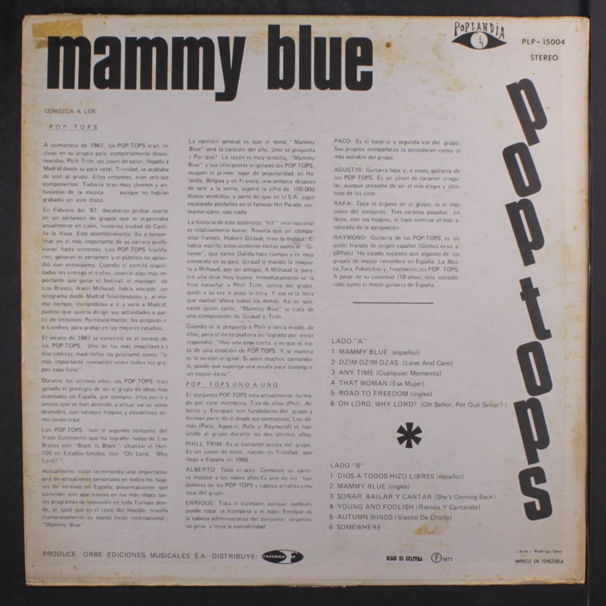 mammy blue by POP TOPS