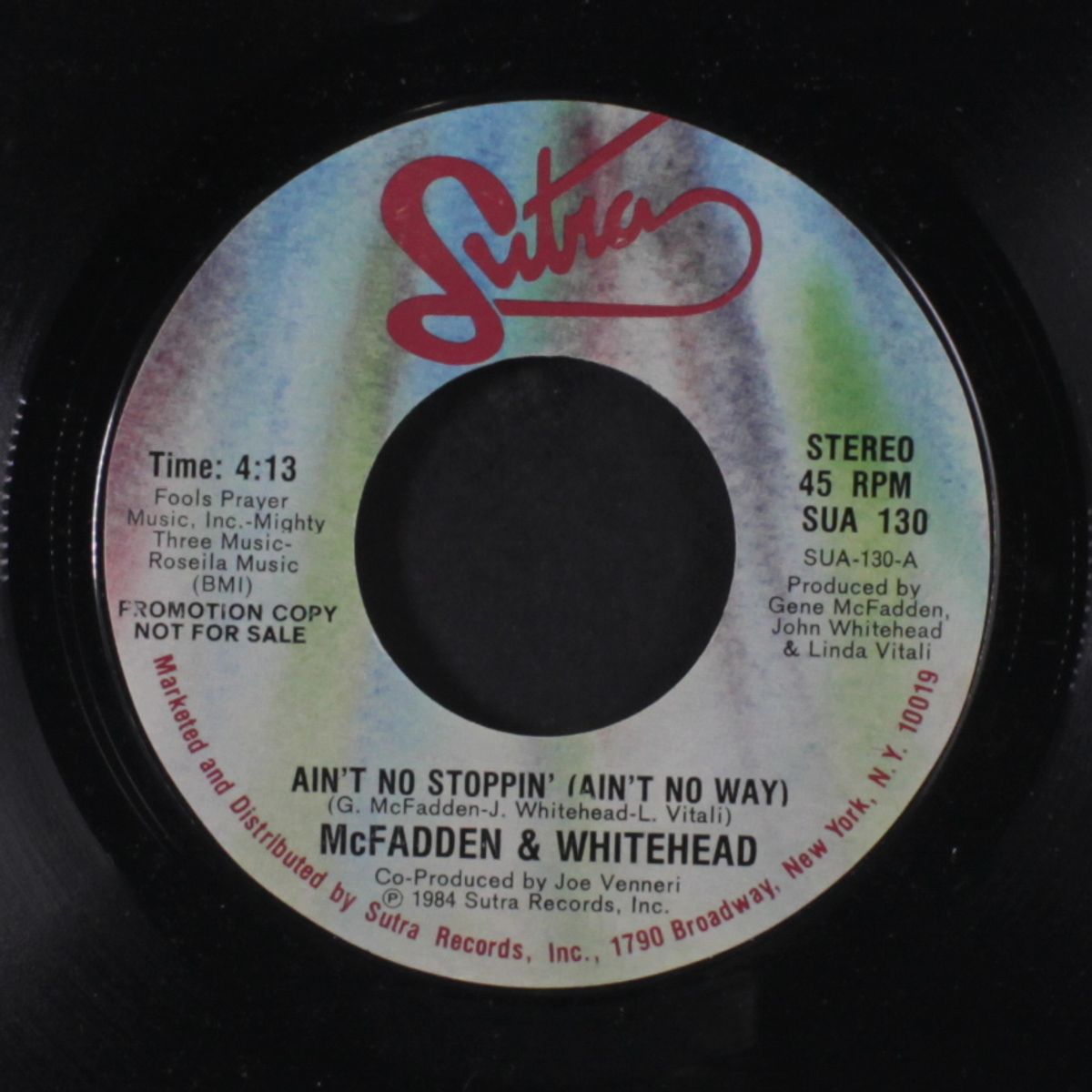 ain't no stoppin' (ain't no way) / same by MCFADDEN & WHITEHEAD