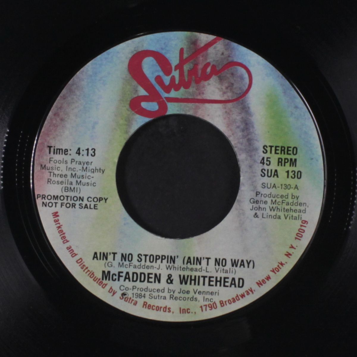 ain't no stoppin' (ain't no way) / same by MCFADDEN & WHITEHEAD
