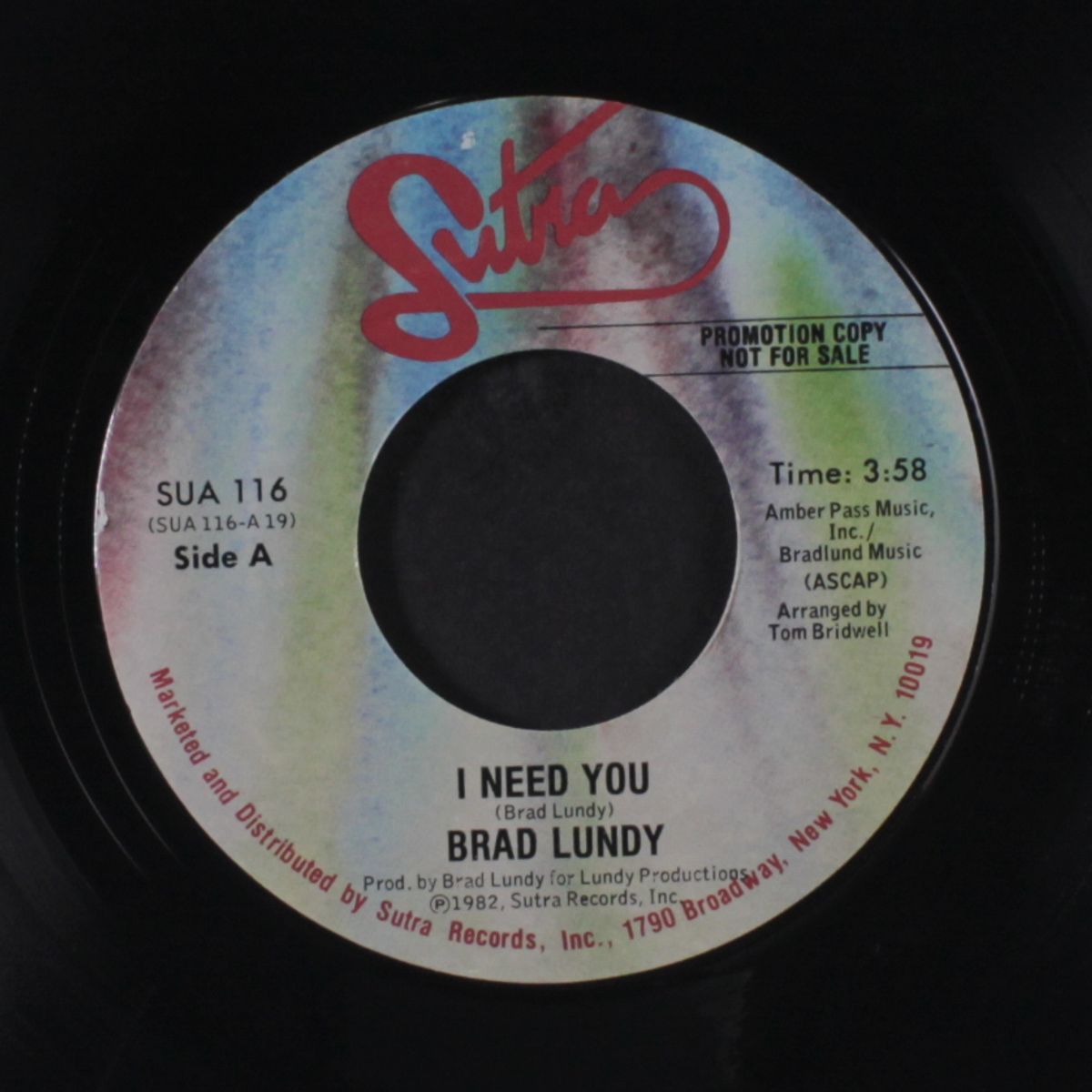 i need you / same by BRAD LUNDY