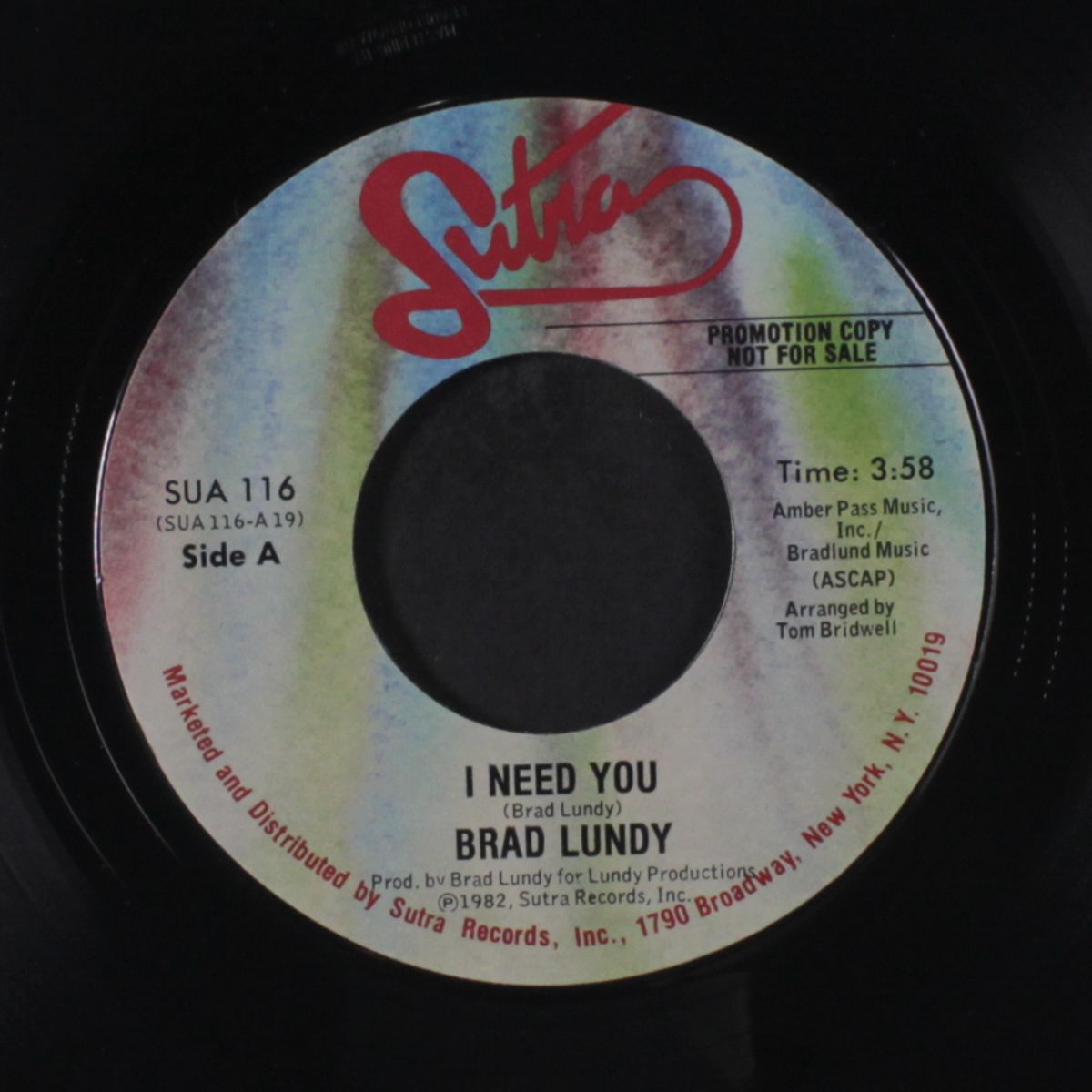 i need you / same by BRAD LUNDY