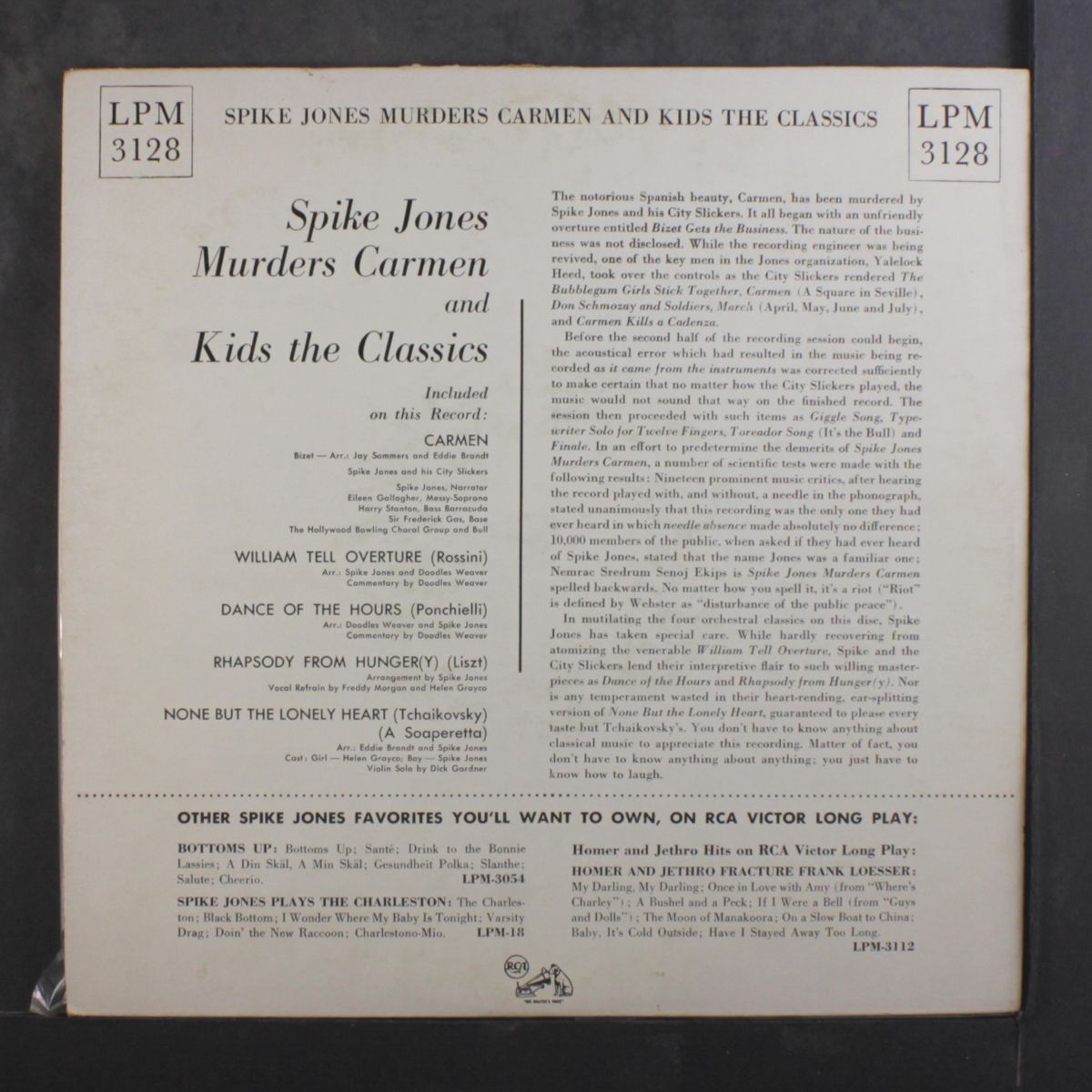 murders carmen by SPIKE JONES