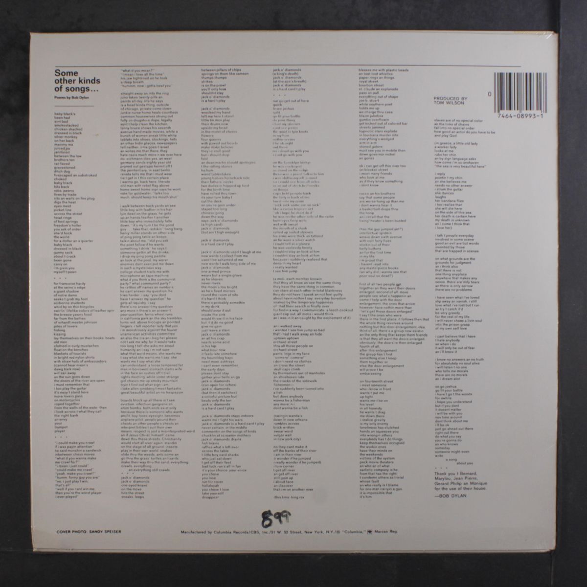 another side of bob dylan by BOB DYLAN
