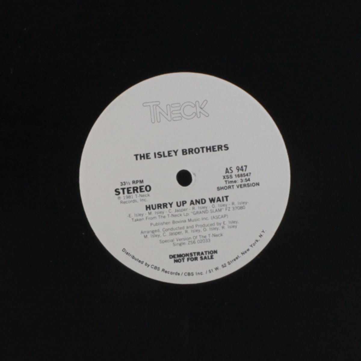 hurry up and wait / short by ISLEY BROTHERS