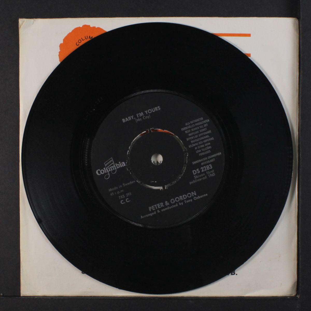 baby i'm yours / who's loving you by PETER & GORDON