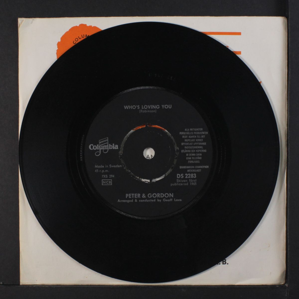 baby i'm yours / who's loving you by PETER & GORDON