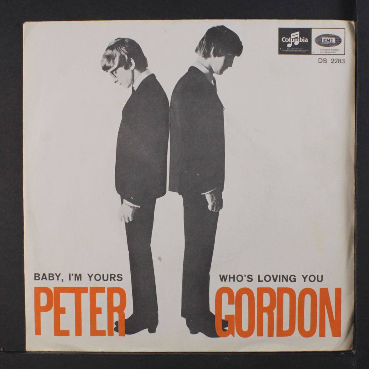 baby i'm yours / who's loving you by PETER & GORDON