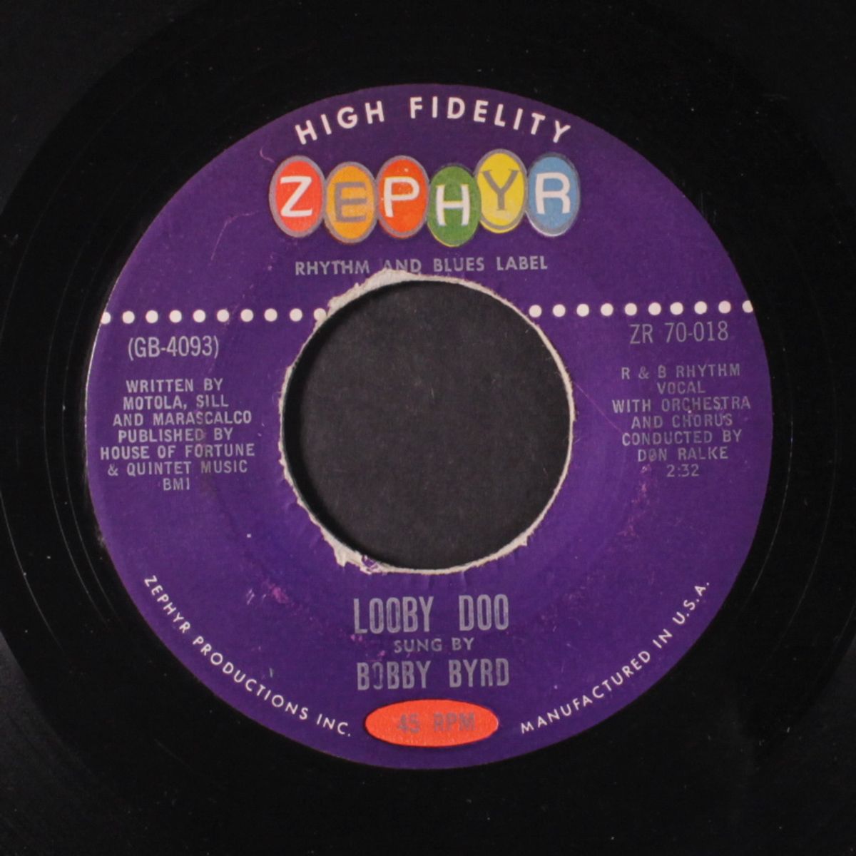 if we should meet again / looby doo by BOBBY BYRD & GROUP