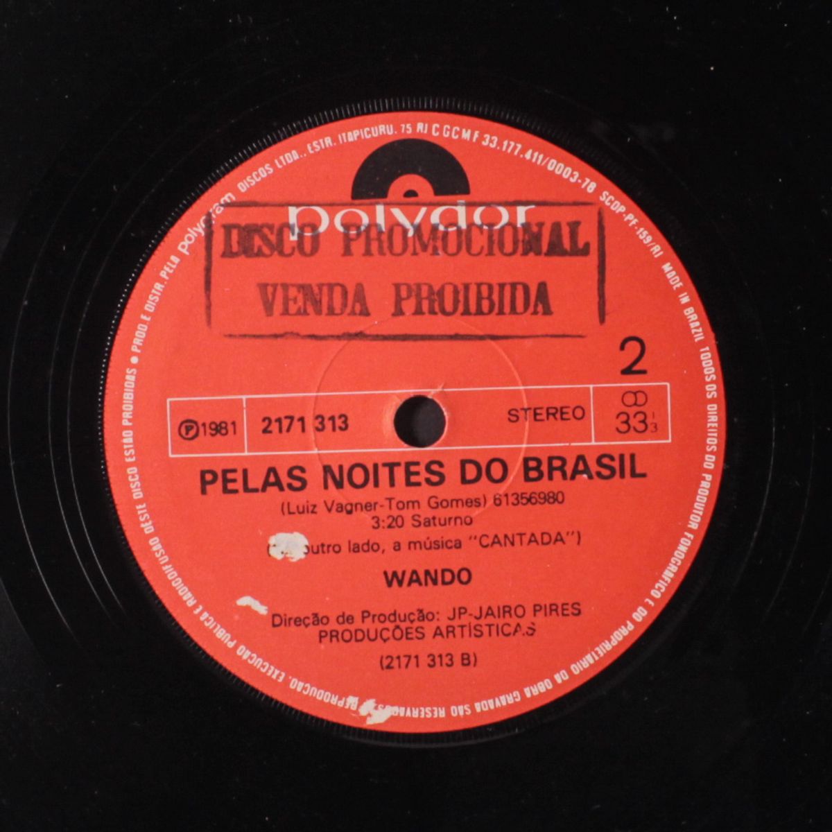 cantada / pelas noites do brasil by WANDO