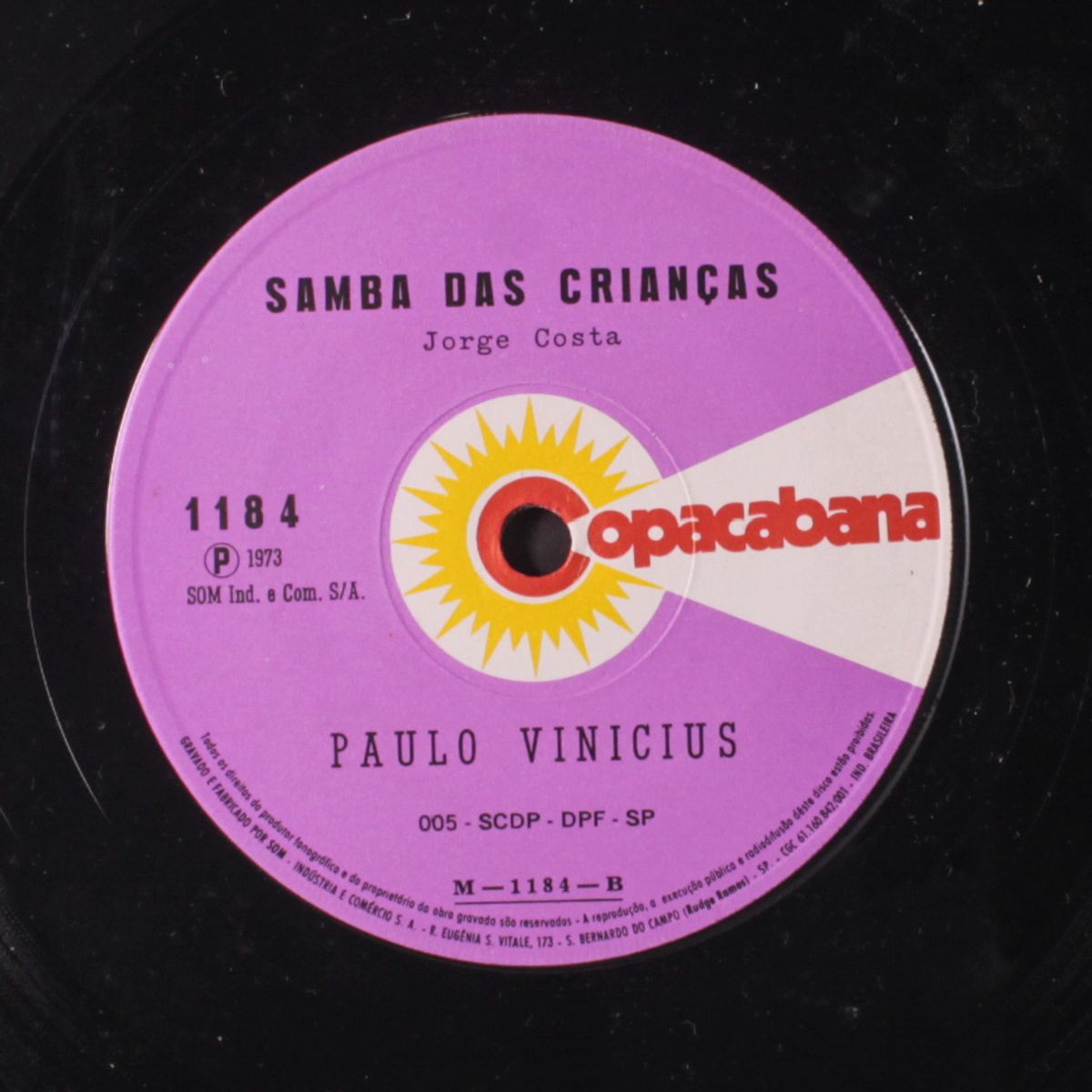 nao quero mais saber de mim / samba das criancas by PAULO VINICIUS