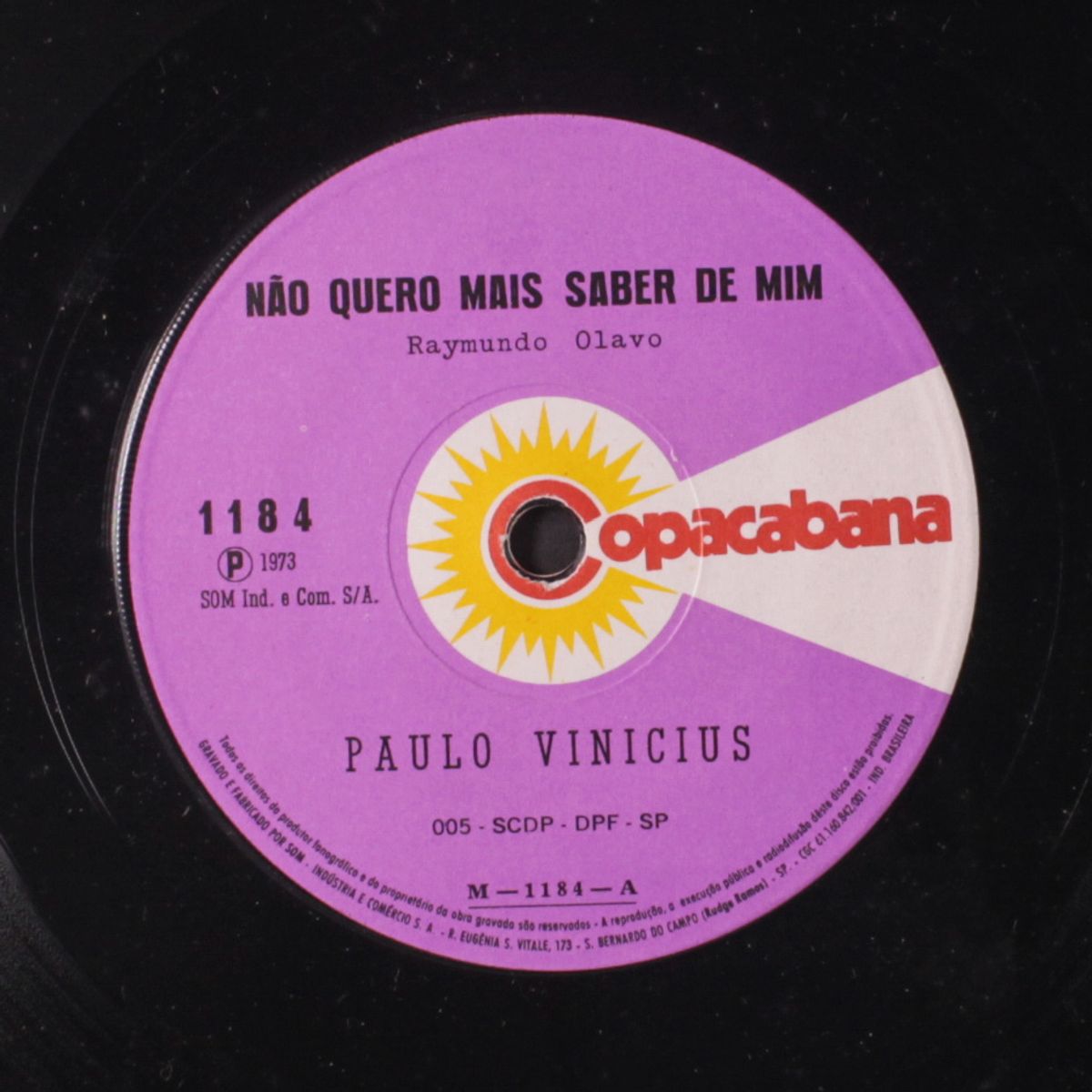 nao quero mais saber de mim / samba das criancas by PAULO VINICIUS