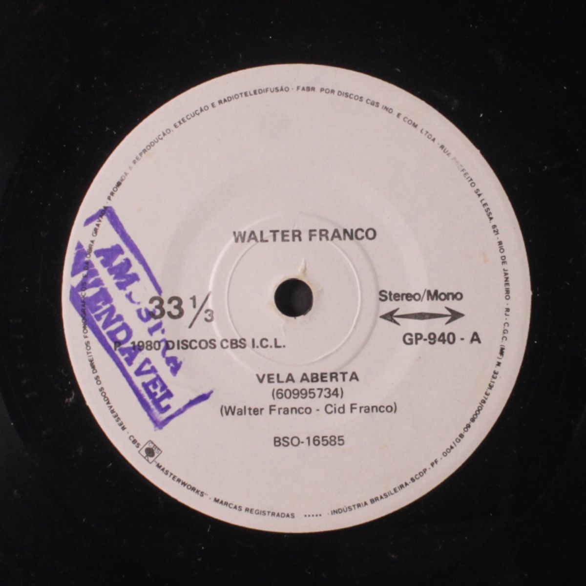 vela aberta / tire os pes do chao by WALTER FRANCO