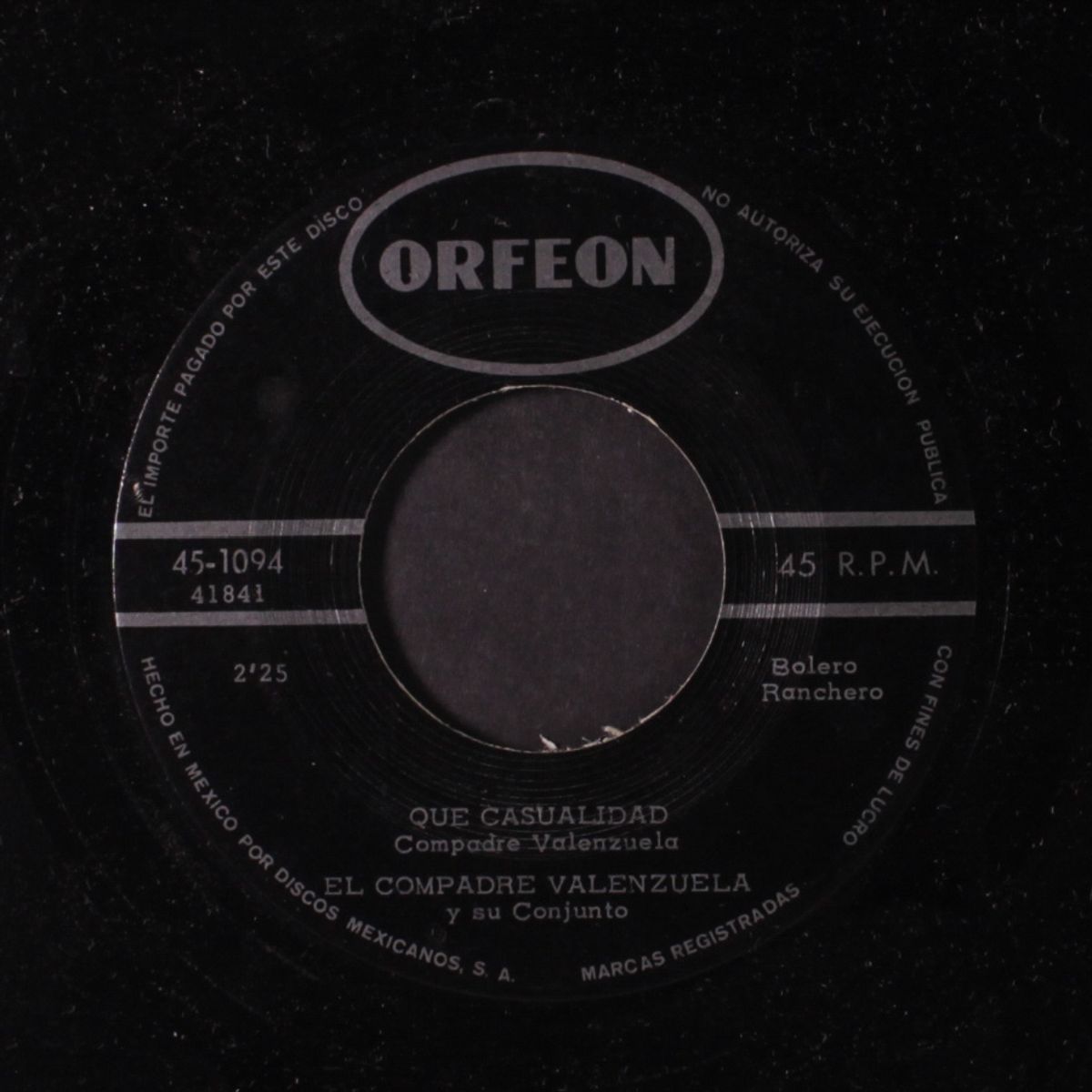 twist ranchero / que casualidad by EL COMPADRE VALENZUELA