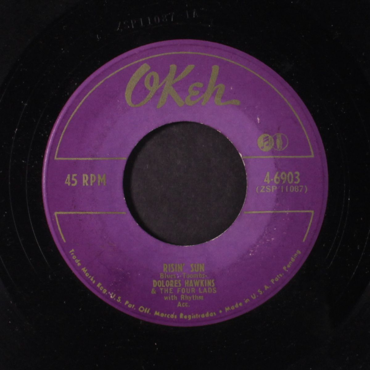 risin' sun / each time by DOLORES HAWKINS