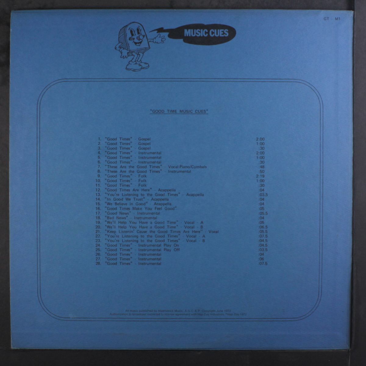 good times music cues by UNKNOWN ARTIST