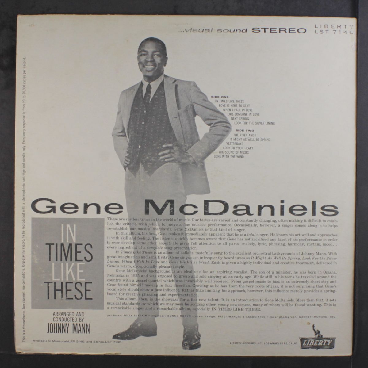 in times like these by GENE MCDANIELS