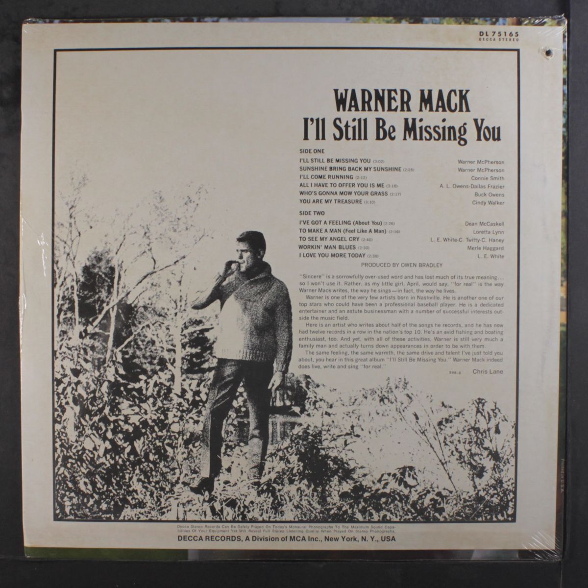 i'll still be missing you by WARNER MACK