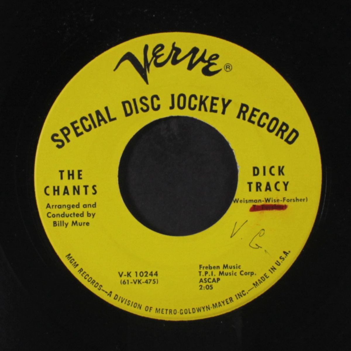 dick tracy / choo choo by CHANTS