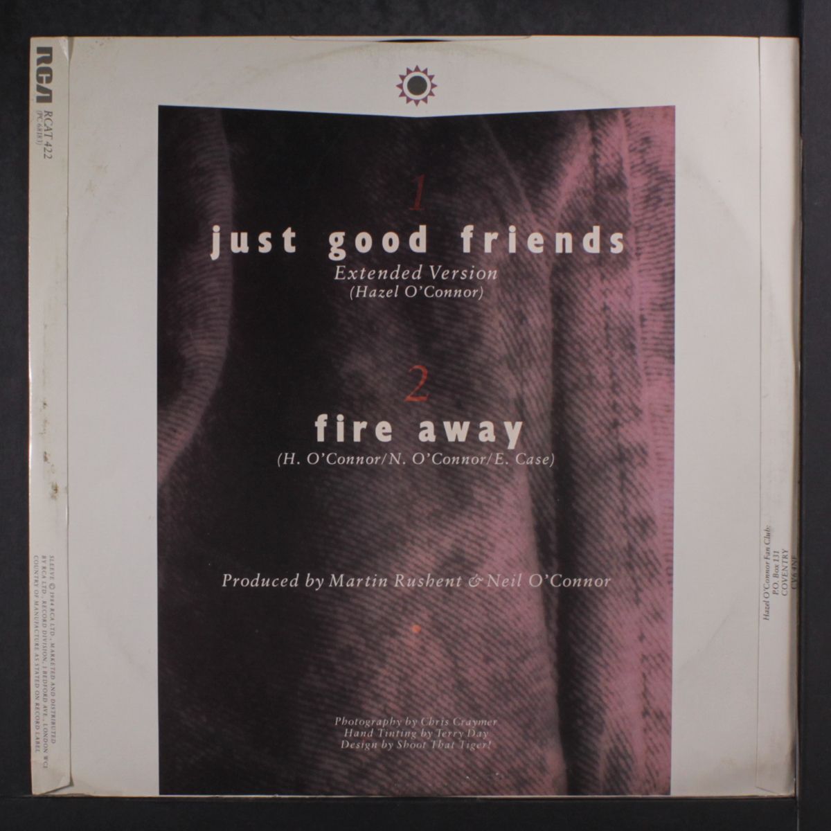 just good friends by HAZEL O'CONNOR