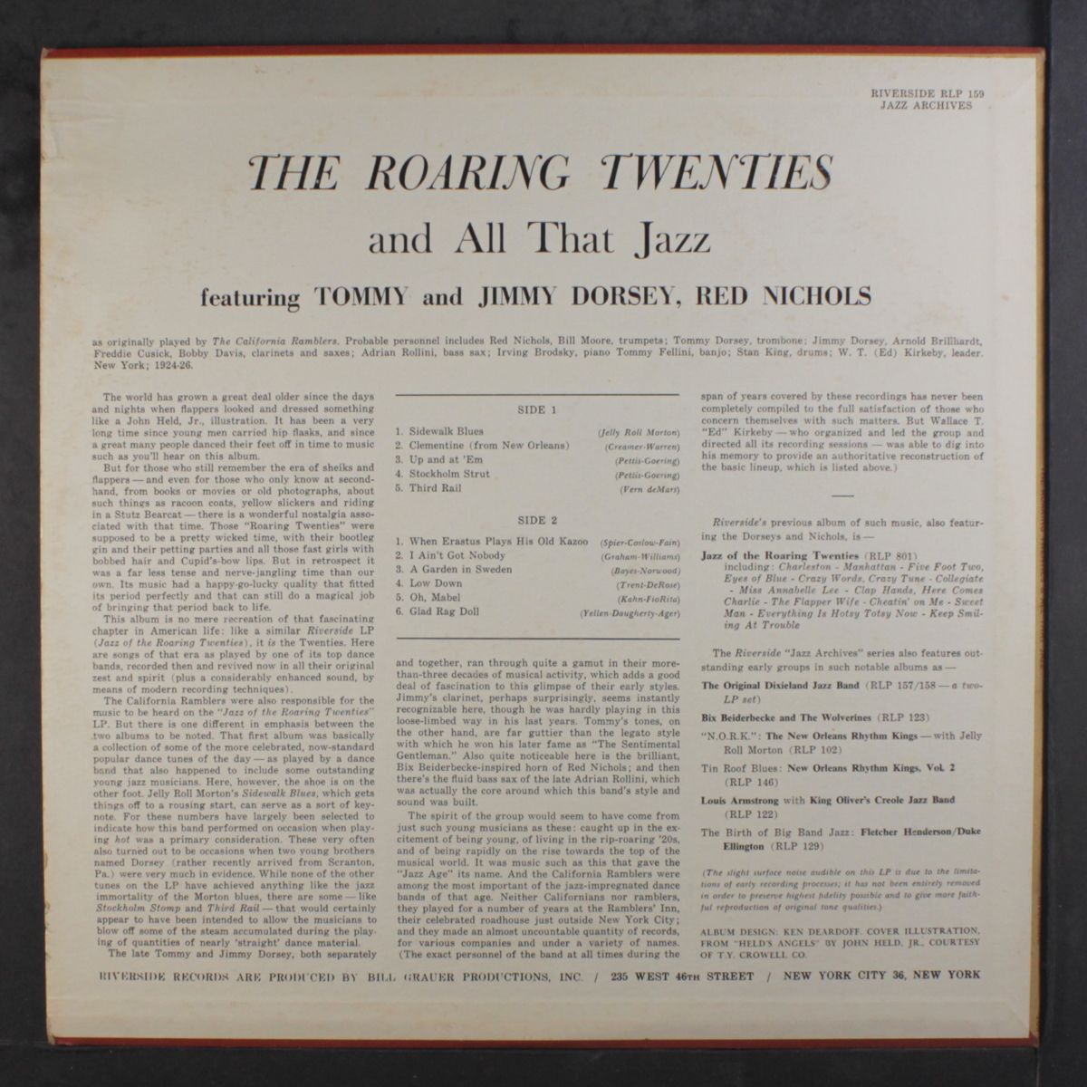the roaring twenties and all that jazz by TOMMY & JIMMY DORSEY