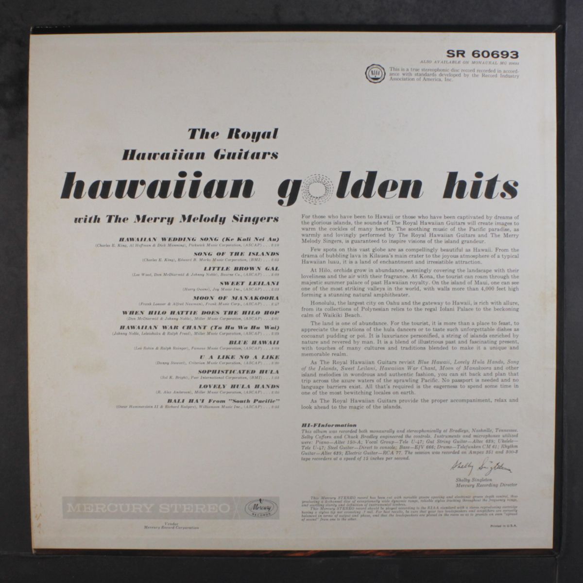 hawaiian golden hits by ROYAL HAWAIIAN GUITARS