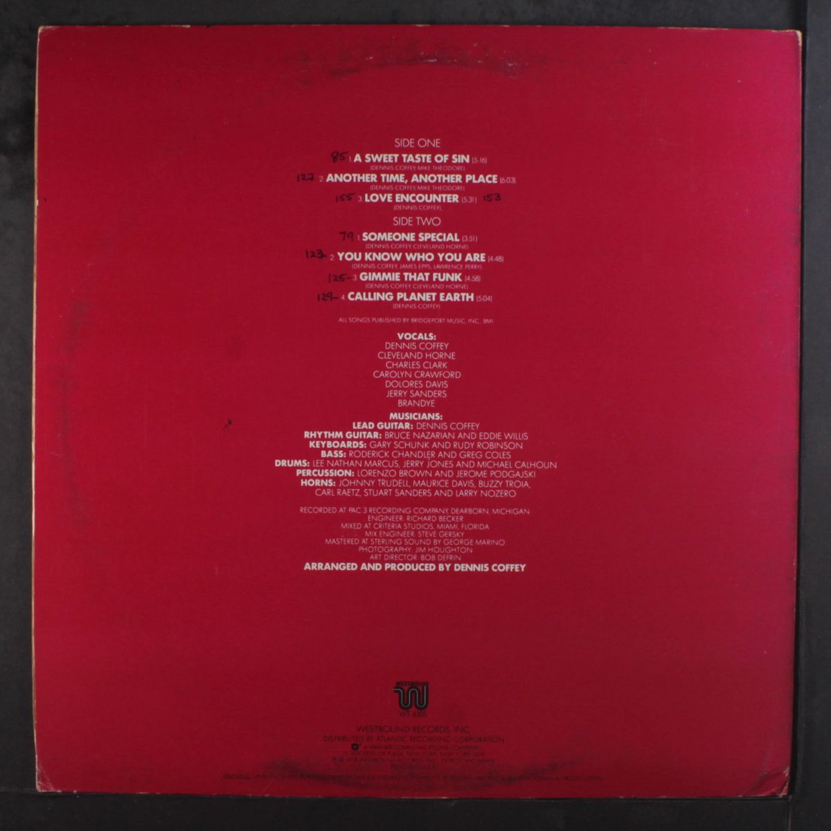 a sweet taste of sin by DENNIS COFFEY