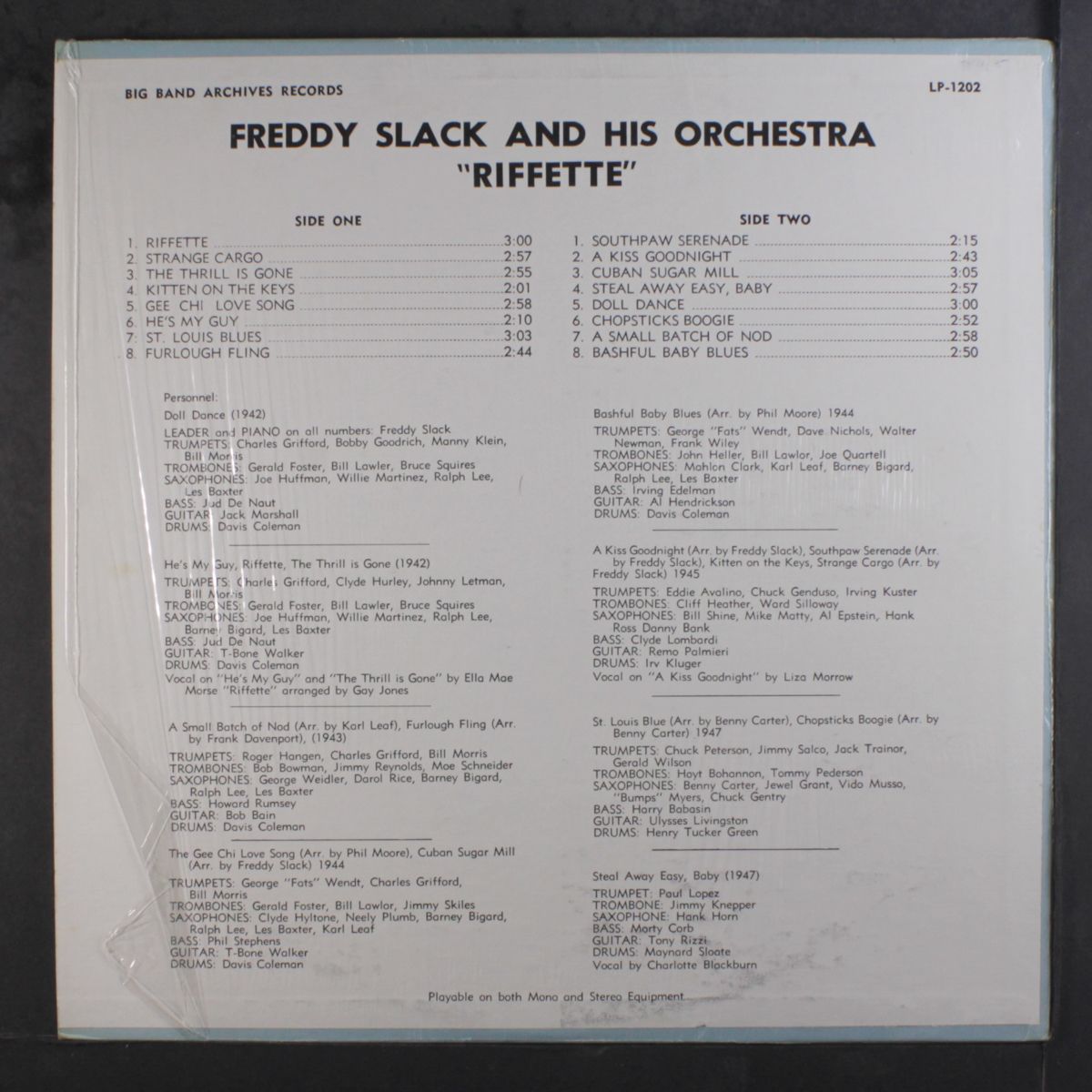 riffette by FREDDY SLACK