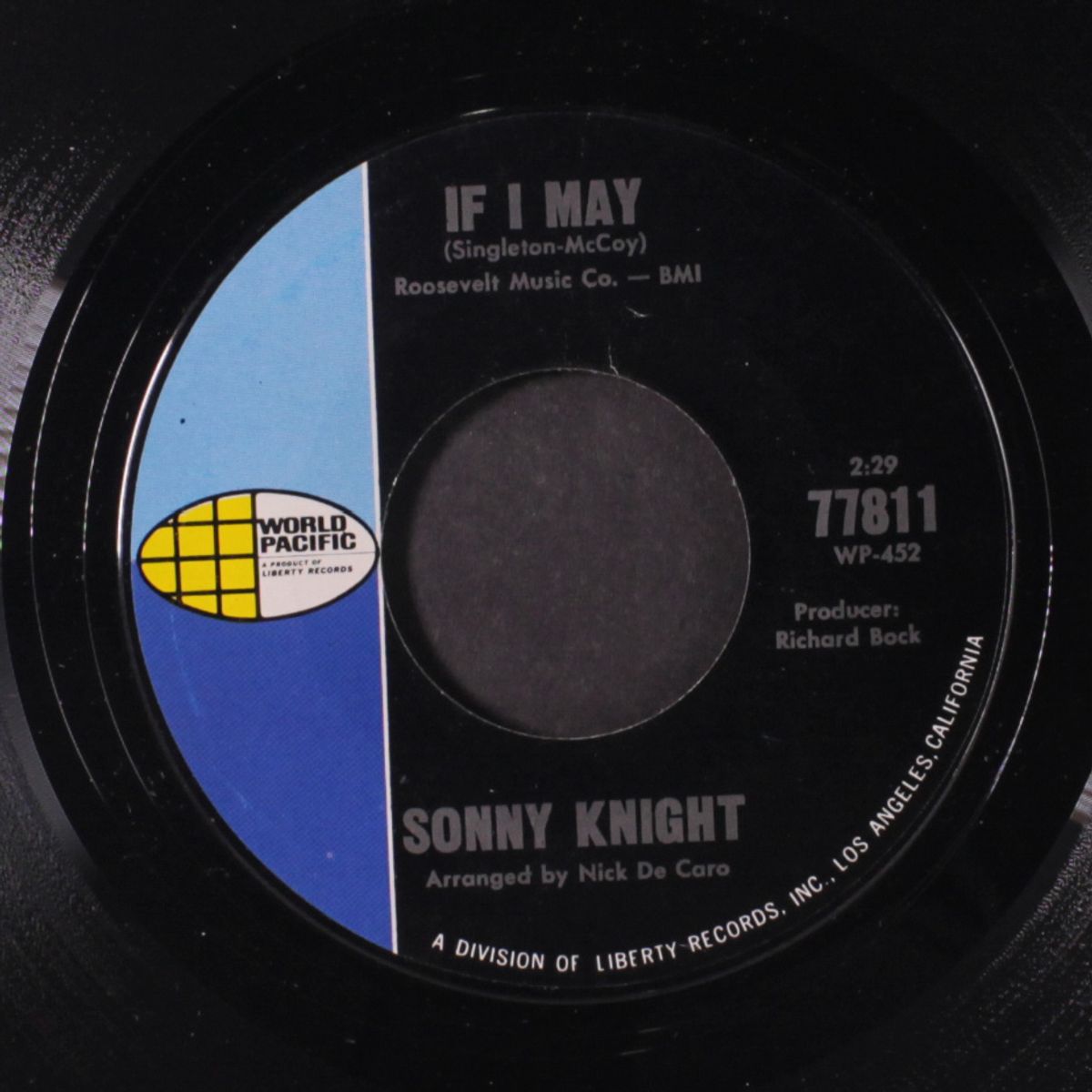 if i may / need your love so bad by SONNY KNIGHT