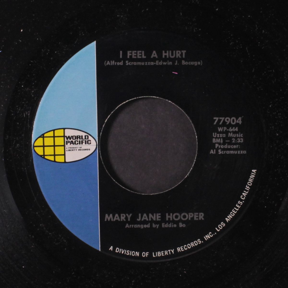 that's how strong my love is / i feel a hurt by MARY JANE HOOPER