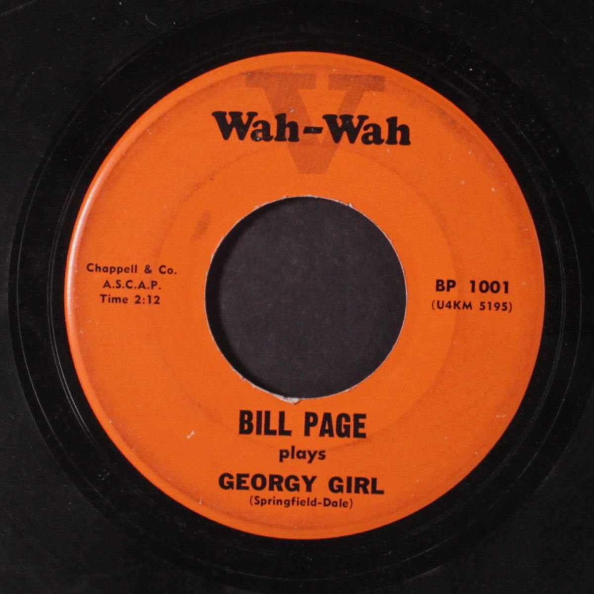 music to watch girls by / georgy girl by BILL PAGE
