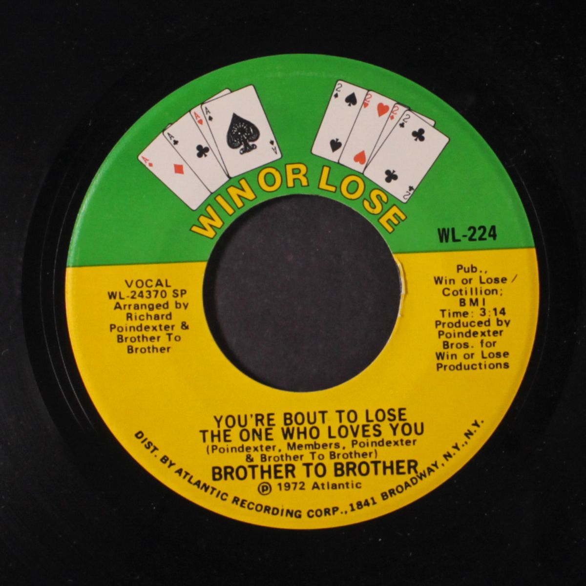 i gotta situation / you're about to lose the one who loves you by BROTHER TO BROTHER