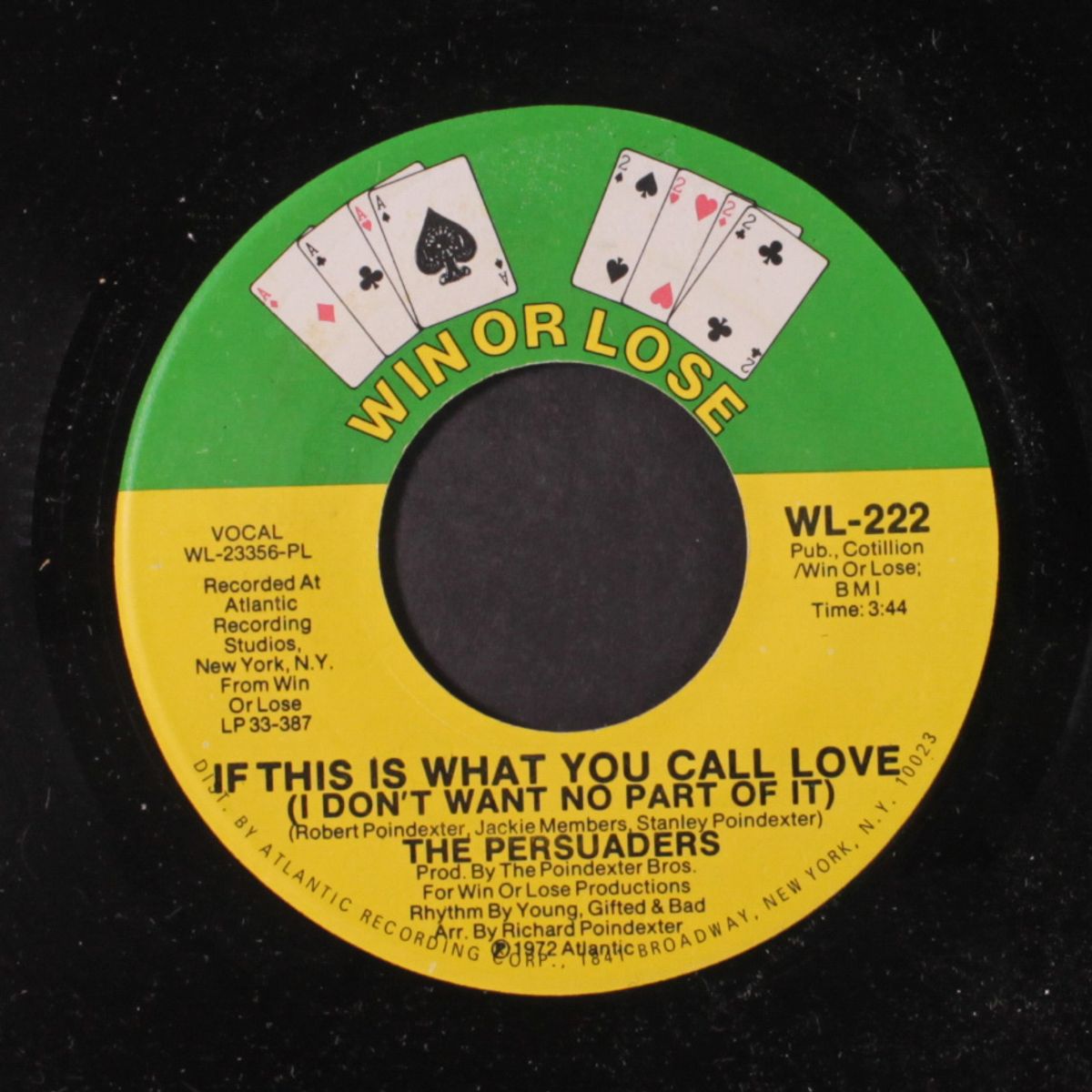 if this is what you call love (i don't want no part of it / thanks fo) by PERSUADERS
