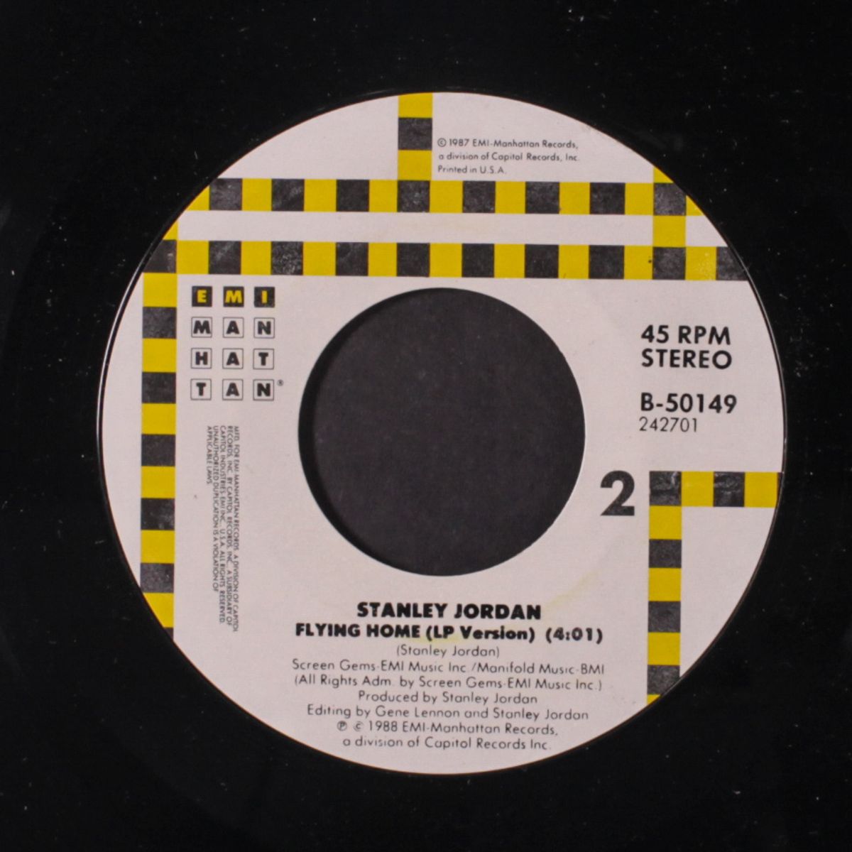 tropical storm / flying home (lp version) by STANLEY JORDAN