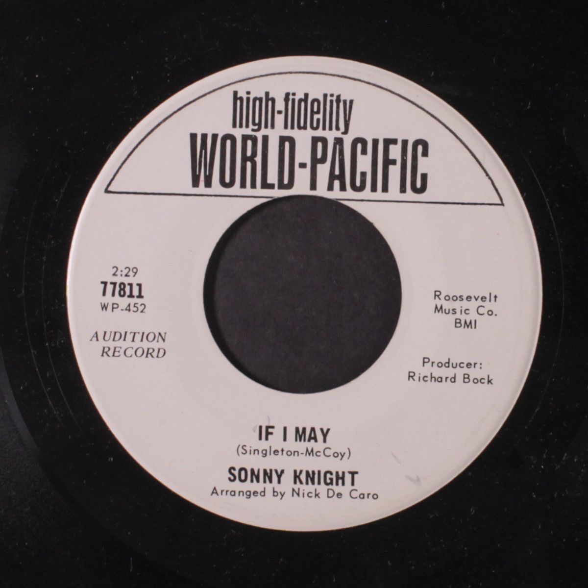 if i may / need your love so bad by SONNY KNIGHT