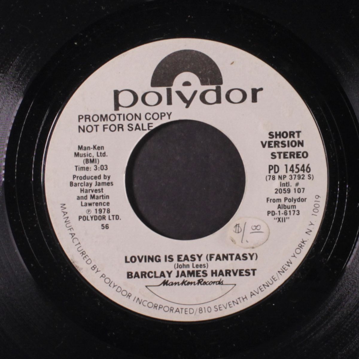 loving is easy / same by BARCLAY JAMES HARVEST