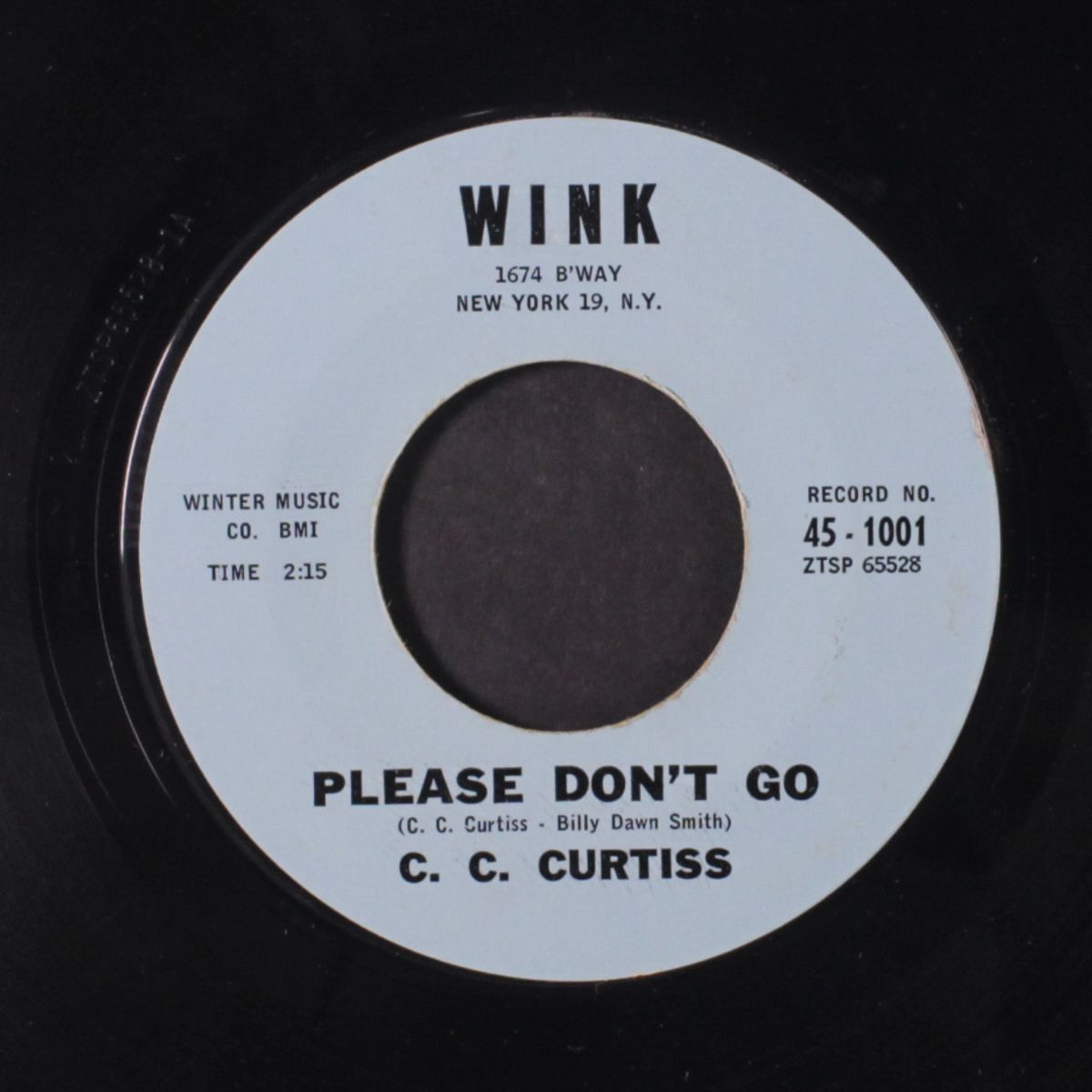 please let me know by C.C. CURTISS