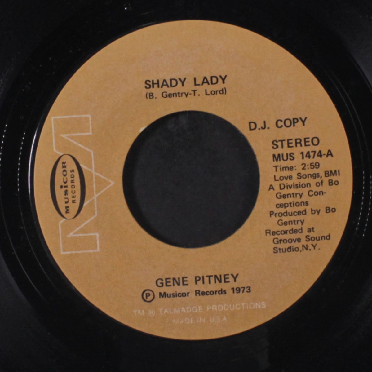 run, run, roadrunner / shady lady by GENE PITNEY