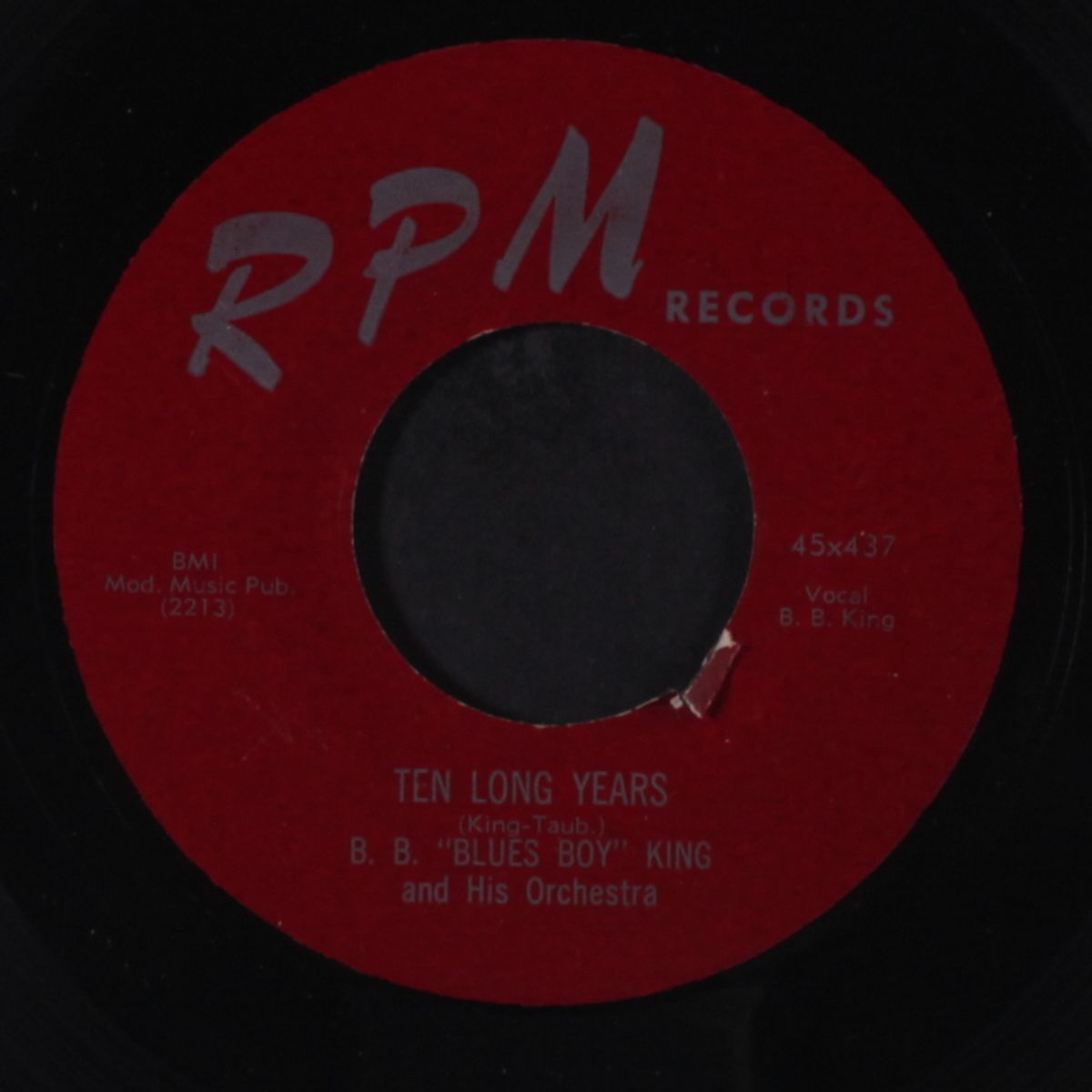 ten long years / what can i do by B.B. KING