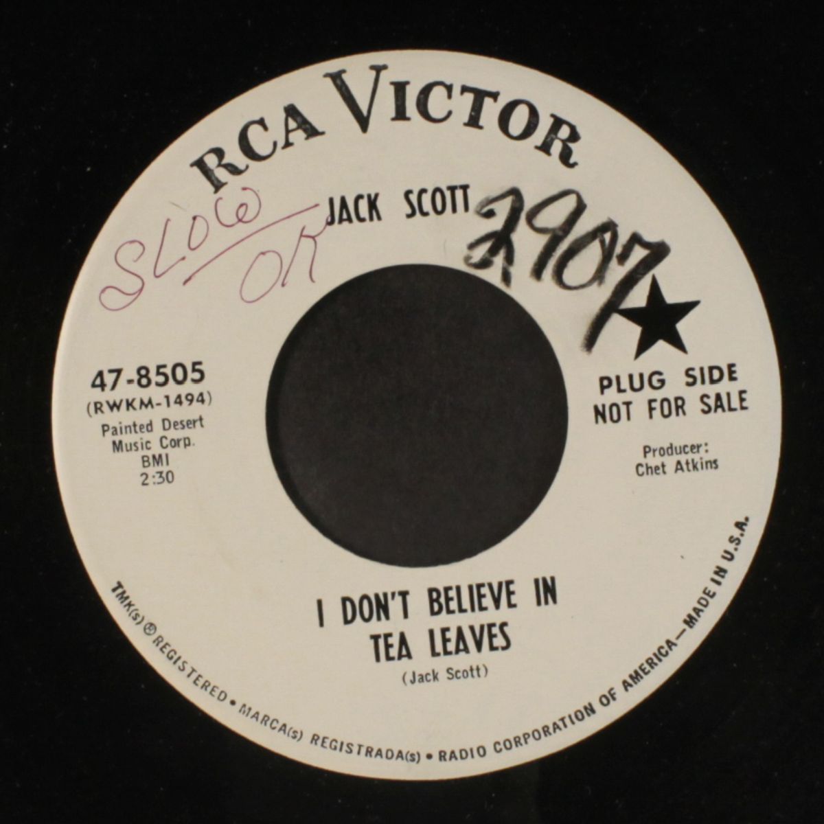 i don't believe in tea leaves / separation's now granted by JACK SCOTT
