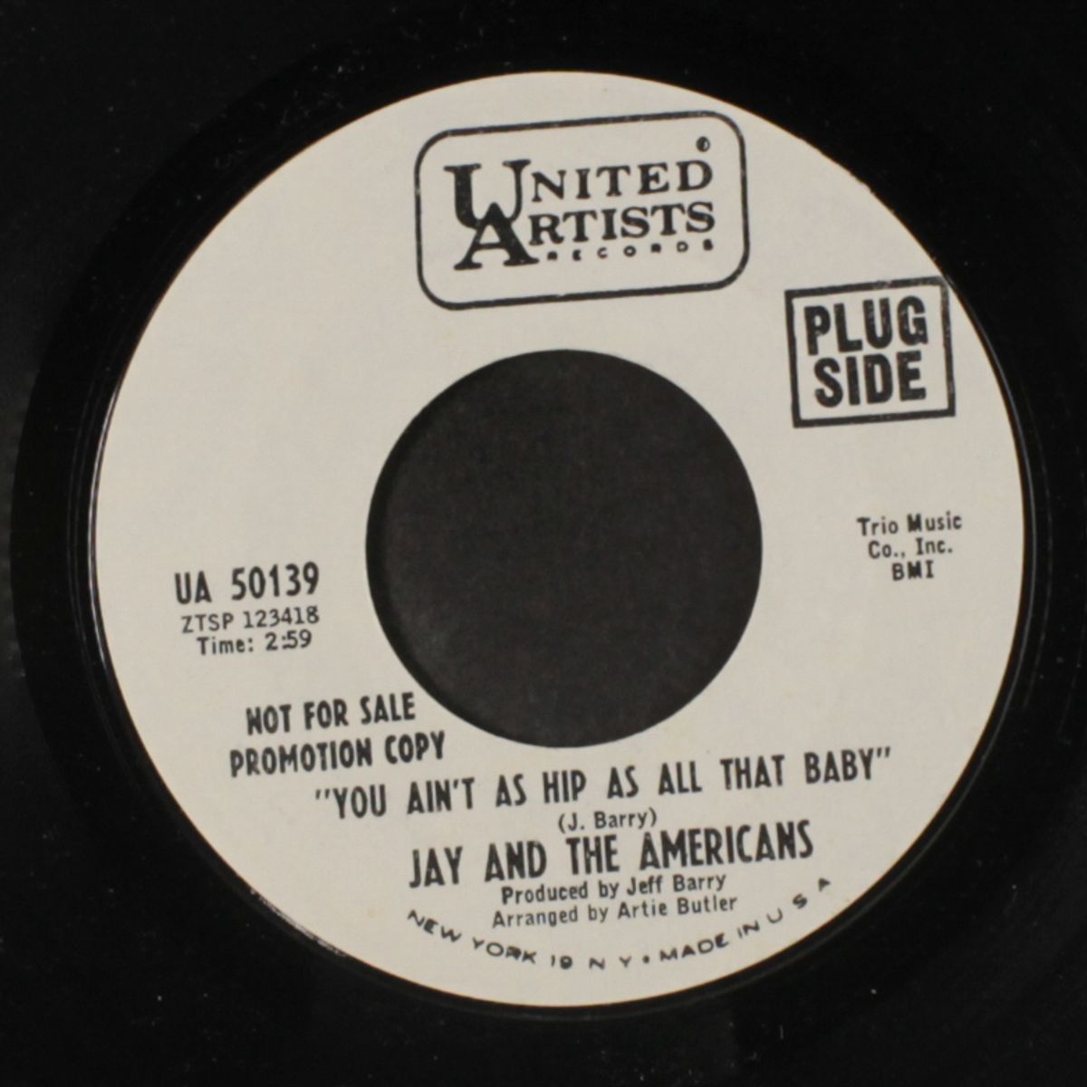 you ain't as hip as all that baby by JAY & AMERICANS