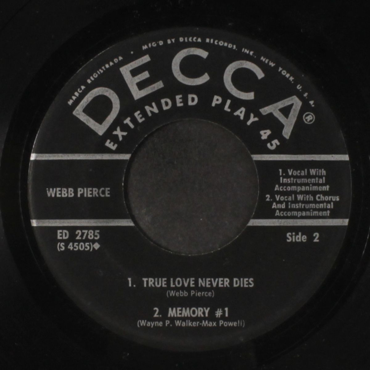 nobody's darlin' but mine by WEBB PIERCE