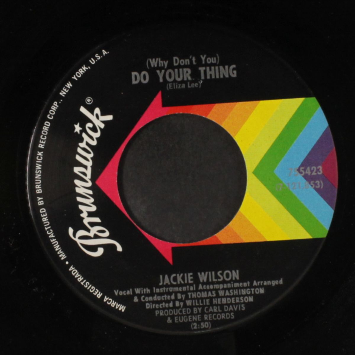 why don't you do your thing / with these hands by JACKIE WILSON